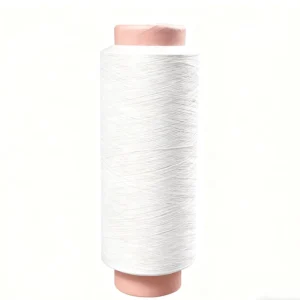 Manufacturer Price 35S High Tenacity Elastic Yarn 148D 100% Polyester DTY Raw White S Twist AA Grade for Knitting Textile