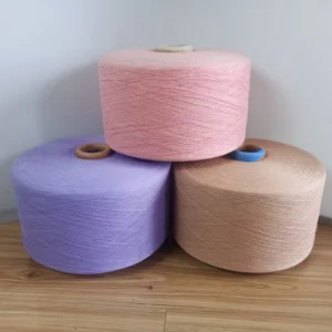 Manufacturer Price Blended Cotton Yarn Knit Cotton Tube for Knitting Cotton Socks Recycled Blended Yarn Dyed Pattern