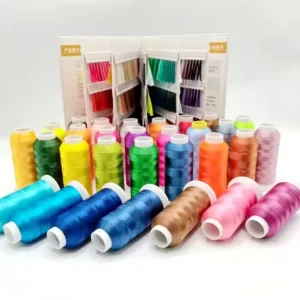 Manufacturer Sell Custom Price 120D 150D Filament High Tenacity Embroidery Thread for Cross Stitch Crochet