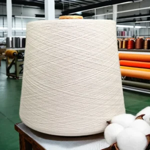 Manufacturer Supplier 30/1 100% Cotton Semi-combed Yarn Moisture-Absorbent Anti-Bacteria for Sewing Knitting Yarn Thread