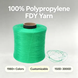 Manufacturer’s FDYpp Yarn 1200D UV-resistant Yarn Is Suitable for Lifting Slings 100% Polypropylene Yarn