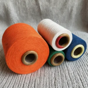 Manufacturers Supply 20s Blended Yarn Air Jet Spun Cotton Core Spun Cotton Canvas Yarn Polyester Cotton Knitted Yarn