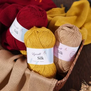 Mengchu Mixed Color Lyocell Blended Yarn Fancy Linen Fiber Natural Yarn for