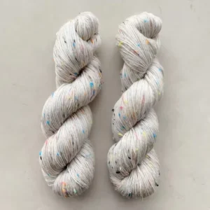 Merino Nep Angelina Undyed Superwash Merino Fingering Sock Weight Natural Hand Knitting Yarn for HandDye