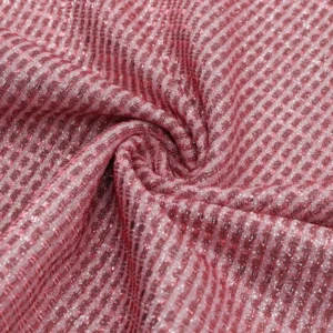 Metal Yarn Jacquard Cloth 27% Gold 5% Silver Lurex 180GSM Thick Evening Gown Wedding Stage Wear Fabric