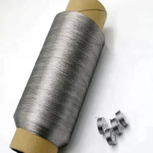 Metallic Conductive Stainless Steel Fiber Yarn for Touch Screen Embroidery