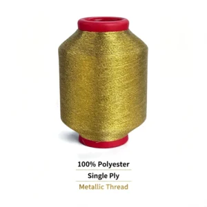 Metallic Embroidery Thread Mercerized Filament High Tenacity for Crochet Sewing Hand Knitting