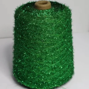 Metallic Feather Yarn High Strength for Crochet and Knitting Fashion