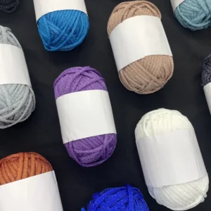 Metallic Sparkle Yarn for Crochet and Knitting with Easy to See Stitches Beginners Yarn for Amigurumi Bags Home Decor