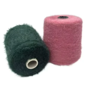 Mink Yarn 100% Polyester Long Hair Crystal Fancy Feather Cat Hair Yarn for Knitting