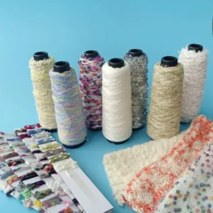Mix Colors Gradient Rainbow Candy Cake Spray Yarn for Sweater Manufacturer Polyester Melange Acrylic AA Grade