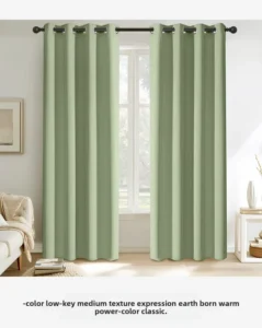 Modern Woven Grommet 100% Polyester Foil Pattern Blackout Curtains Insulated High Shading 70%-90% Customizable All-Season