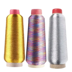 Ms Type Metallic Yarn 150d Polyester Metallic Lurex Yarn for Embroidery M mxh ms Metal Thread