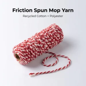 Multi Color Recycled Cotton Polyester Mop Yarn NE 0.5S 2S Friction Spun OE for String Mop Kentucky Mop