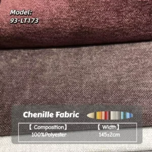 Multi Colors Waterproof Printed Weft Knitted Woven Yarn Dyed Organic Polyester Chenille Fabric Outdoor Sofa