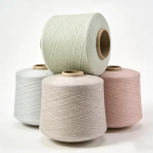 Multicolor Polyester Spun Yarn for Knitting and Weaving High Tenacity Blended Yarn for Clothing