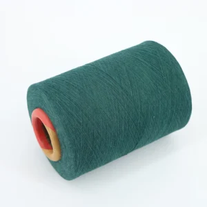 Multicolored Regenerated Organic Cotton Polyester Blended Yarn Knitting