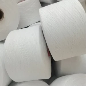 NE 20/1 21/1 24/1 OE Recycled Cotton Polyester Blended Carded Yarn for Machine Knitting Sock and T-shirt Fabric
