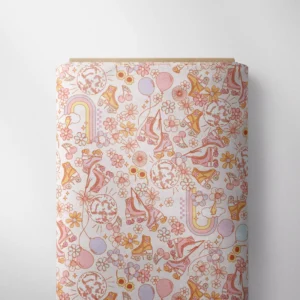 NO MOQ 250GSM Cotton French Terry Fabric Custom Digital Printing Eco-Friendly Stretch Cotton Spandex Fabric for Baby Sleepwear
