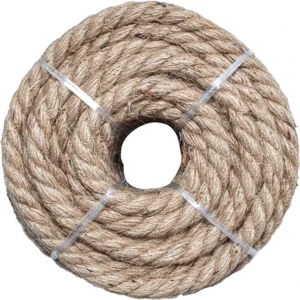 Natural Fiber Packaging Line Hemp Sisal Twine 3 Strands Twisted Jute Rope for Packaging Handmade Crafts DIY Usage