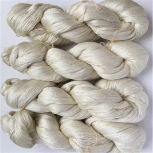 Natural Yarn Undyed Pure Silk Yarn for Hand Knitting Swearter Silk 22