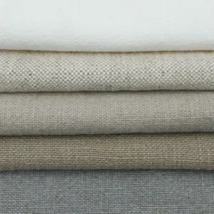 Natural and Eco-Friendly 55% L 45% C Blend Linen Home Textile Fabric Use for Curtain Cushion Cover Pillow
