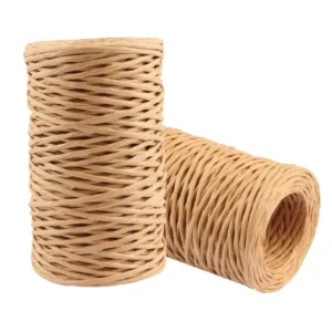 Nature Color Paper Rope Raffia Diy Decoration Raffia Yarn for Crochet Handbags