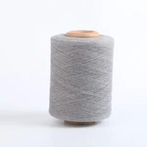 Ne 16 1 Grey Color Regenerated Cotton Polyester Yarn for Knitting
