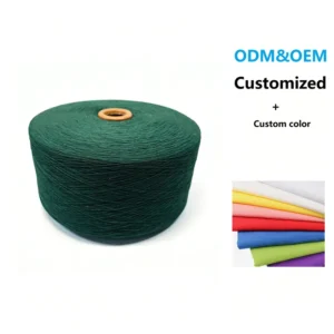 Ne 3s to 30s Eco Friendly Carded Open End Dyed Recycled Cotton Polyester Blended Yarn in Multiple Colors for Weaving & Knitting