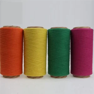 Ne10/2 12/2 RG Eco-friendly Recycled Open End Carded Cotton Polyester Mixed Yarn Cone for Carpets and Rugs Weaving