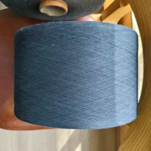 Ne10~Ne20 Navy Blue Eco friendly Recyclable Open end Polyester Cotton Yarn High Tenacity GRS Certified Suitable for Socks Making