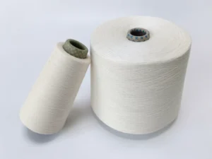 Ne32 Compact Siro Spun 50% Pima Cotton 50% Modal Raw Melange Yarn for Knitting & Weaving Fabric & Garments