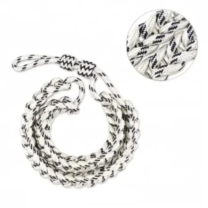 Neat Stitched Silver Metallic Yarn with Silk Black Cross Uniform Aiguillettes