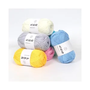 New Product Wear Resistant Soft Acrylic Cotton Yarn Dyed for Handmade Sewing Embroidery Weaving Knitting Recycled Feature
