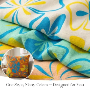 New Style 100% Cotton Floral Flower Dot Printed Organic Cotton Knitted Jersey Fabric