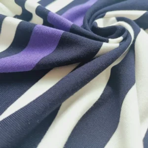 New design personalized elegant knitting yarn dyed rayon poly spandex dress fabric