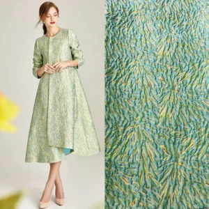 Newest Style Unique Beautiful Metallic 100% Polyester Fabric Soft Customized Beautiful Fabric