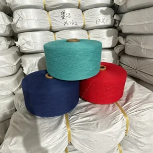 Nm5/1 Nm10/1 Carpet Yarn Regenerated Polyester Cotton Blend Cone Thread for Bangladesh Textile Vietnam Garment