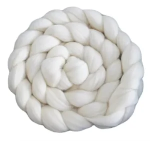 Non-Mulesed Merino Wool Top Eco-Friendly High Quality Hebei Wool Tops Customized Dyed Soft Combed 40-60mm for Spinning