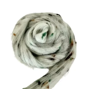 Nylon 6 Acrylic Viscose Wool Nep Yarn Fiber Top Raw Fancy Lurex Dope Dyed Color 3Dx88mm/98mm/102mm Yarn Spinning Eco Friendly