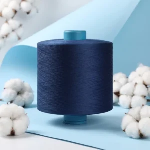 Nylon Polyester Spandex Melange Blended Ring Spun Yarn Anti Bacteria Anti Pilling High Evenness S Z Twist Customized Sewing