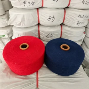 OE Carded Recycled Cotton Blended Melange Yarn Dyed Algodon Yarn for Bangladesh Vietnam Textile Knitting Weaving Sewing