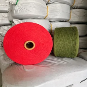 OE Carded Recycled Cotton Blended Yarn Dyed Melange Pattern for Vietnam Bangladesh Knitting Weaving Textile Fabric Thread