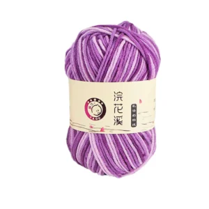 OE Spun Fancy Acrylic Blended Yarn Eco Friendly & Recyclable Anti Pilling Dyed Soft DIY Hand Knitting Craft Scarf