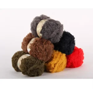 OEKO TEX Fancy Fur Yarn Cotton Polyester Blended Yarn Cotton Blend Yarn