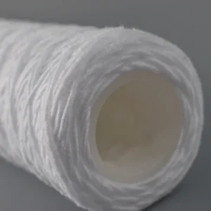 OEM 10 Inch 1 Micron PP Cotton Wire-Wound Yarn Thread Filter Cartridge Warranty for Manufacturing Chemical Plants