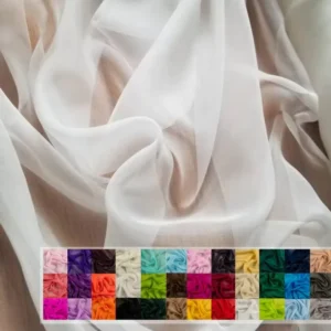 OEM & ODM Custom High Quality Pure Silk Chiffon Silk Chiffon Fabric