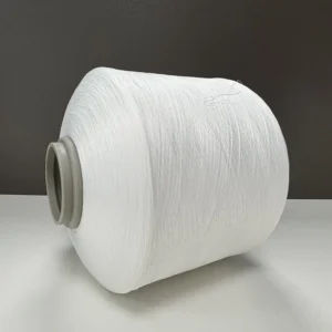 OEM ODM Customized Polyester DTY Yarn 100% Recycled Polyester 50D 36F 120Twist S Raw White
