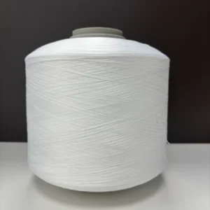 OEM ODM Customized Polyester DTY Yarn 100% Recycled Polyester 75D 36F 120Twist S Raw White