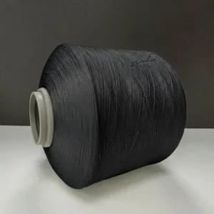 OEM & ODM Customized Polyester FDY Yarn 100% Recycled Polyester 100D 24F 600Twist Z Dope Dyed Black